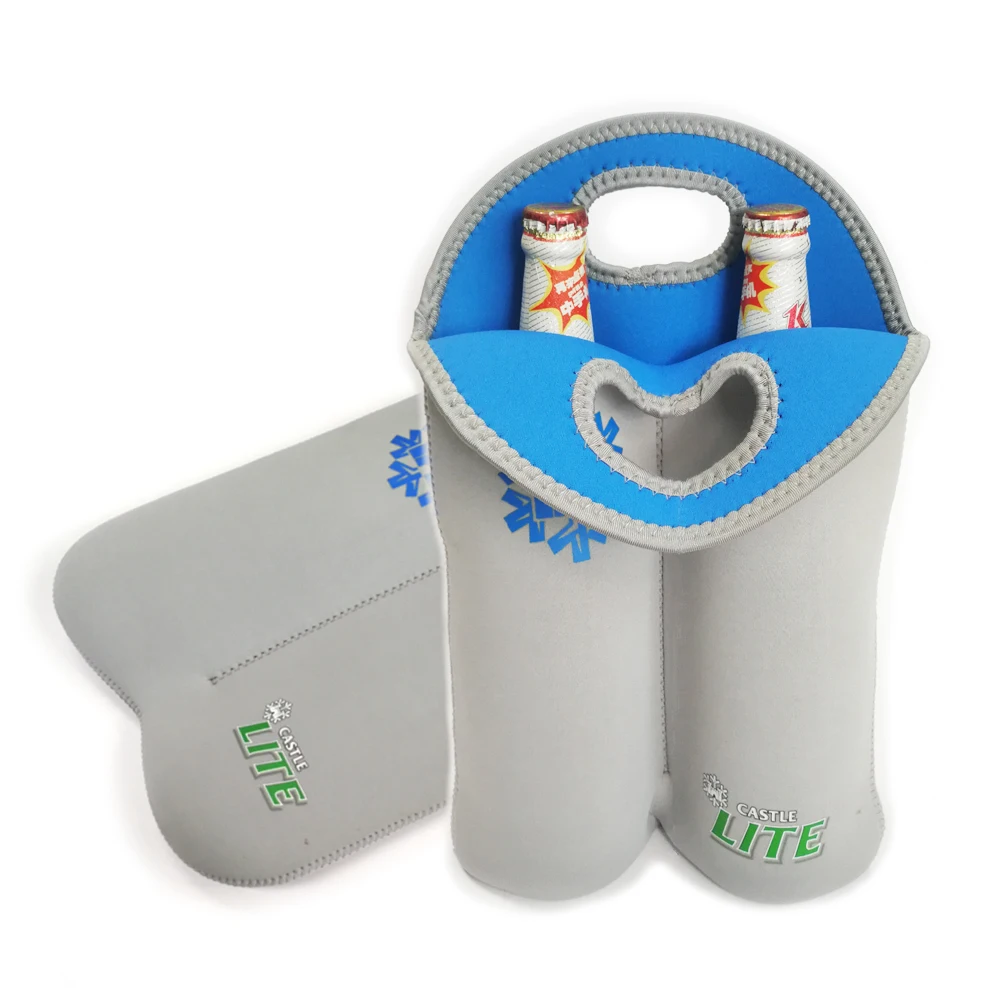 New Design 2 packs Insulated Neoprene Wine Bottle Holder in thickness 5mm