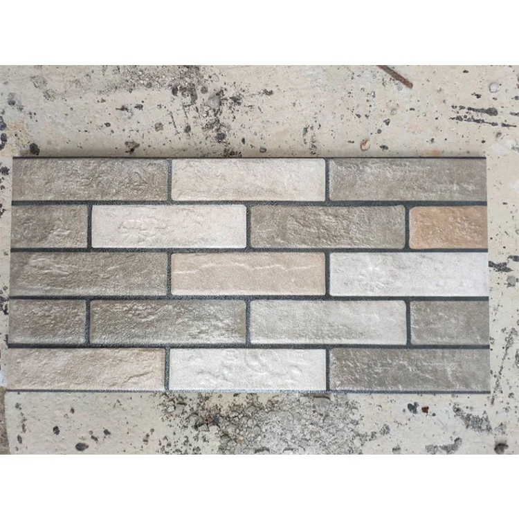 Wholesale exterior wall tiles 300x600 200x400 cheap matte glazed exterior discontinued ceramic cladding design wall brick tiles