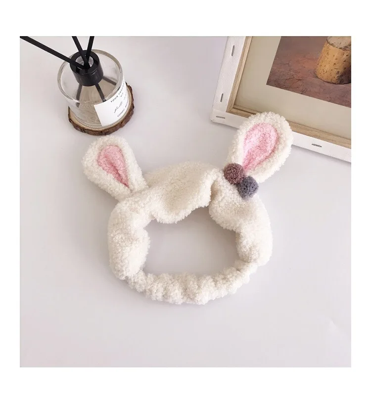 Bunny Ears Headband, Femininity, All-Match Makeup, Face Wash, Headband