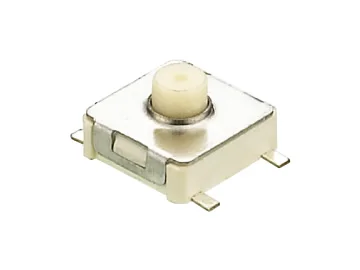 China BZCN 6.2x6.2 Long Life Normally open Momentary SMD Push earth terminal Tact Tactile Switch with 5 pin Micro switch