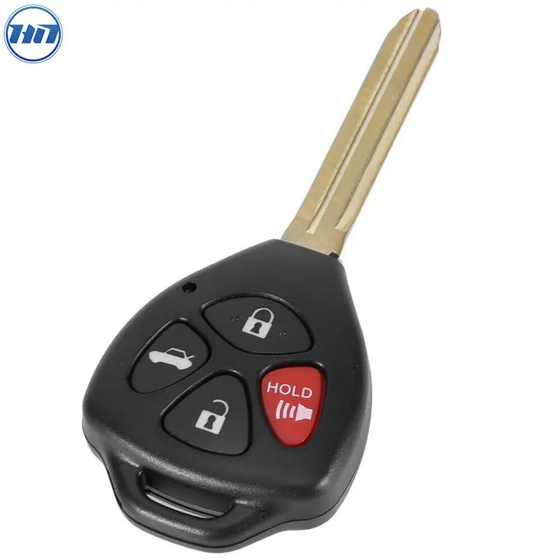 Высококачественный транспондер Smart Remote Автомобильный ключ с 4 кнопками 315 МГц 4D67 чип FCCID HYQ12BBY для Corolla