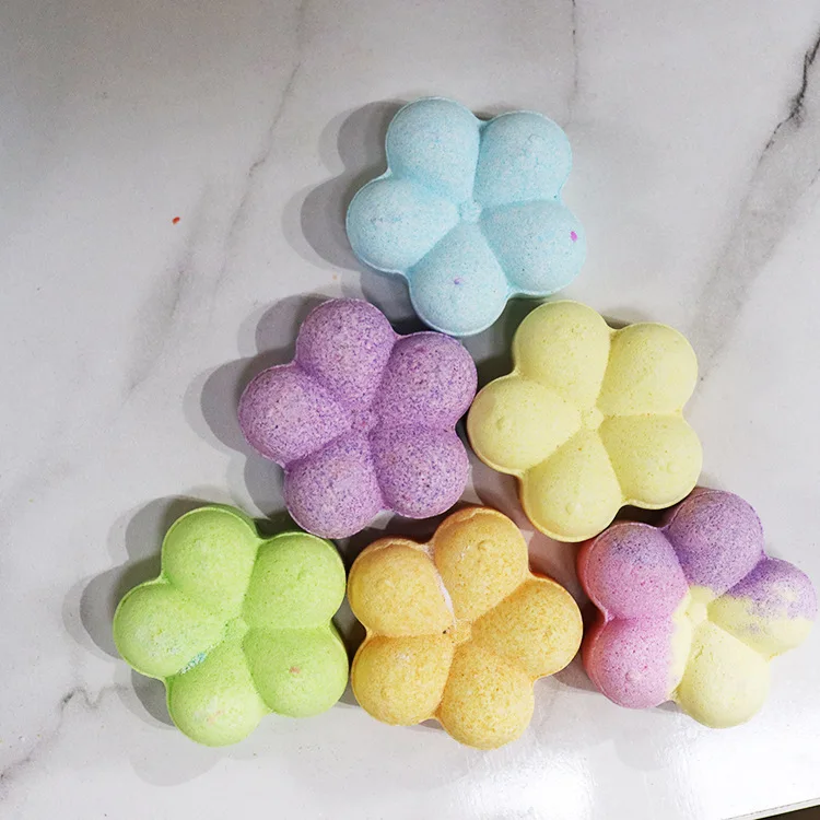 Маленькие цветочные роскошные шарики для ванны ручной работы Bombe Relax газированные бомбы для ванны подарочный набор органических пузырьков веганская натуральная бомба для ванны