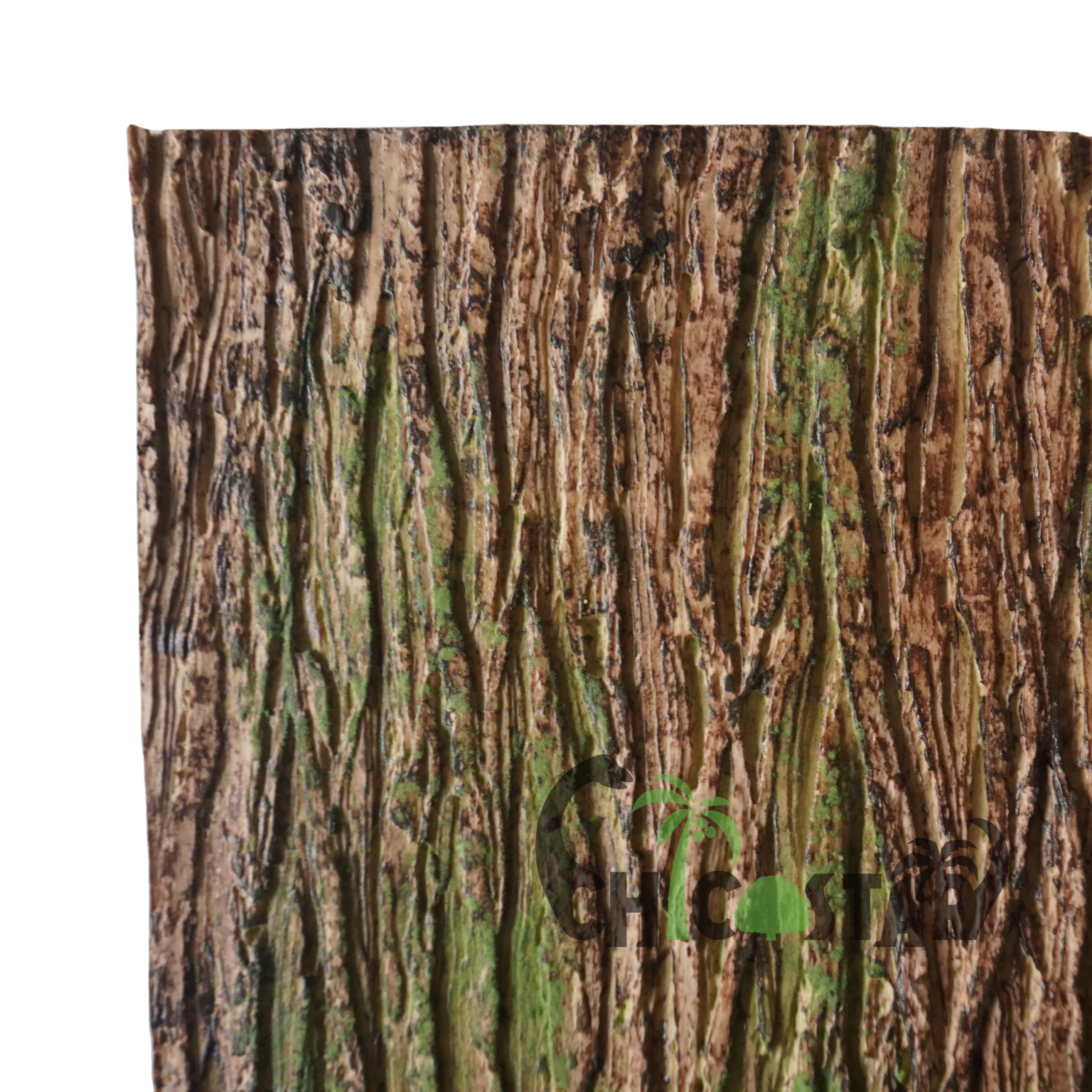 Wholesale decorative high quality PU material artificial tree bark