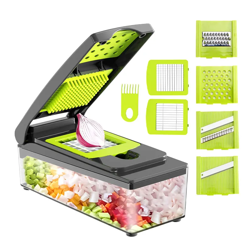 wholesale plastic chopper vegetable slicer dicer Food Chopper Cuber Cutter as seen on tv
