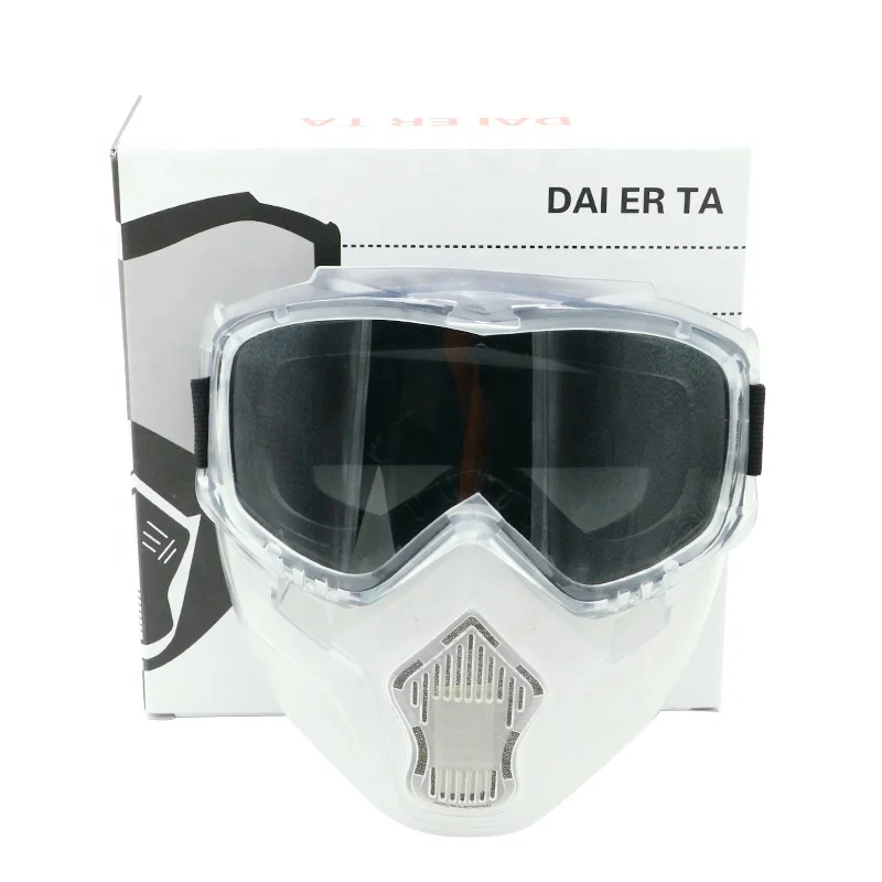 DAIERTA Outdoor Sports Glasses Cycling Glare-resistance Protective Eyewear Motorcycle Goggles With Mask