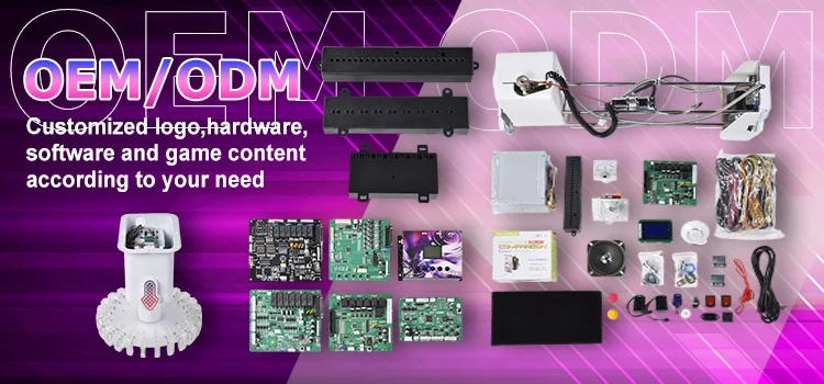 Top Quality Coin Operated Claw Doll Toy Prizes LCD Digital Motherboard Kit Capsules Vending Machine Main Board Display Parts