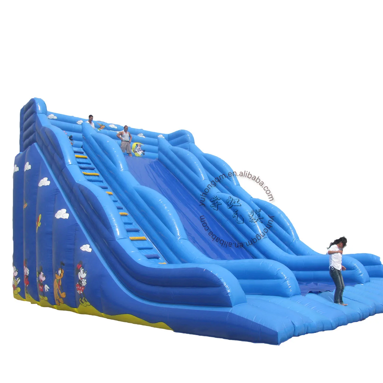 Водные развлечения коммерческих большой надувные горки, дешевые открытый коммерческих водные горки для продаж