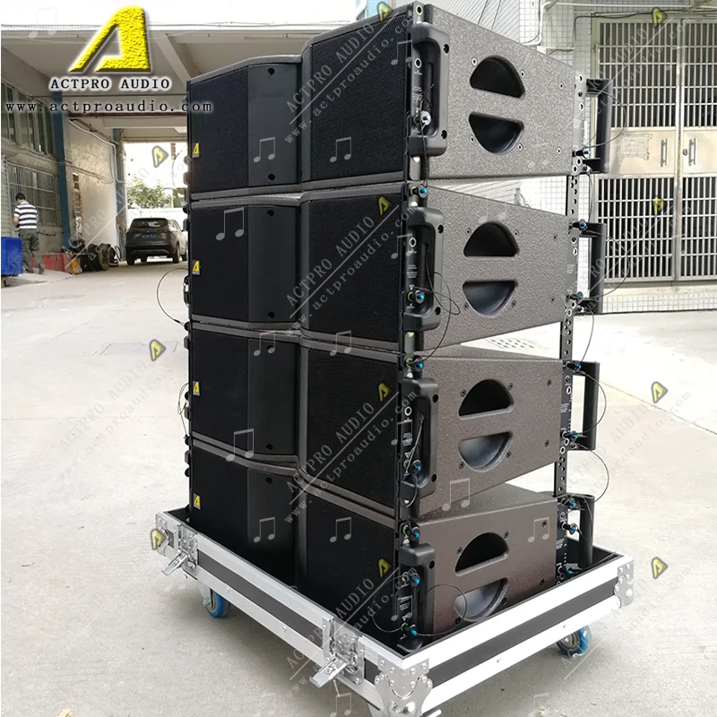 professional audio KR208 line array speaker KR208 double 8 inch mini line array loudspeaker