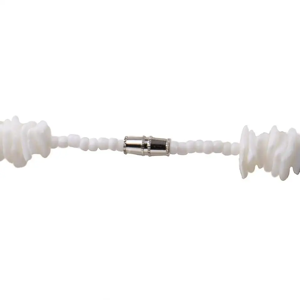 Genuine natural Clam Chip Shell Beads Necklace Rasta Dyed Coco Wood Necklaces choker