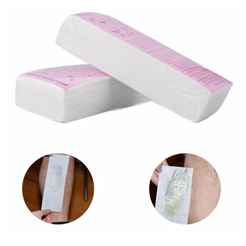 Disposable wax depilatory paper non-woven depilatory wax paper depilatory