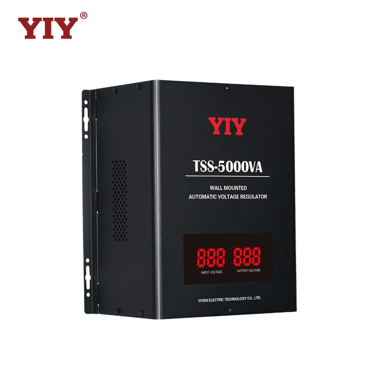 YIY TSS-5KVA svc 5000va ac automatic voltage regulator wall regulator single phase voltage stabilizer