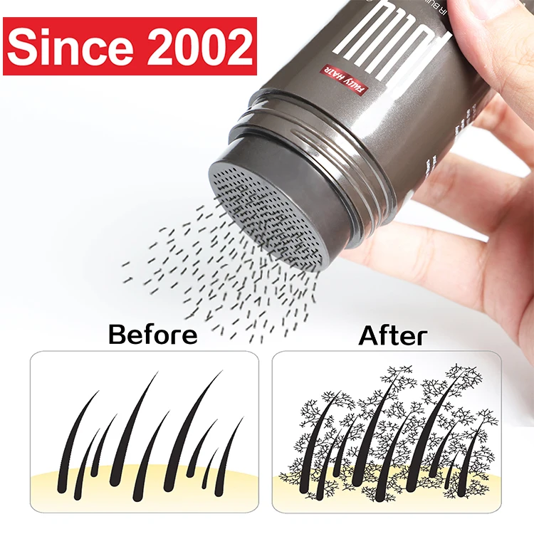 Factory Customized Packaging 50G Bottled Hair Loss Concealer FULLY Keratin Plant Hair Building Fibers Powder