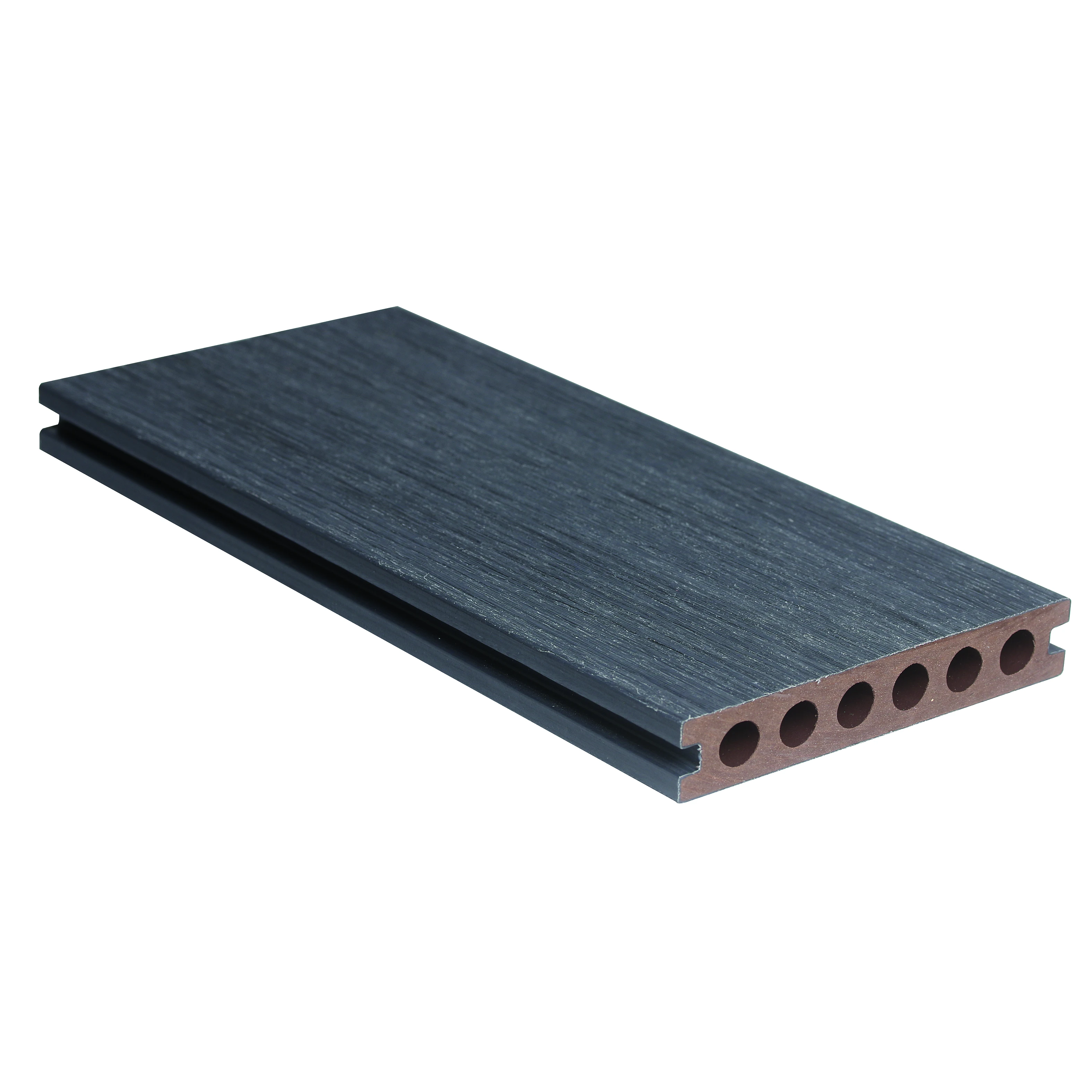 Composite Decking Kit 14m² Pack Grey Woodgrain Boards 2.2m Length