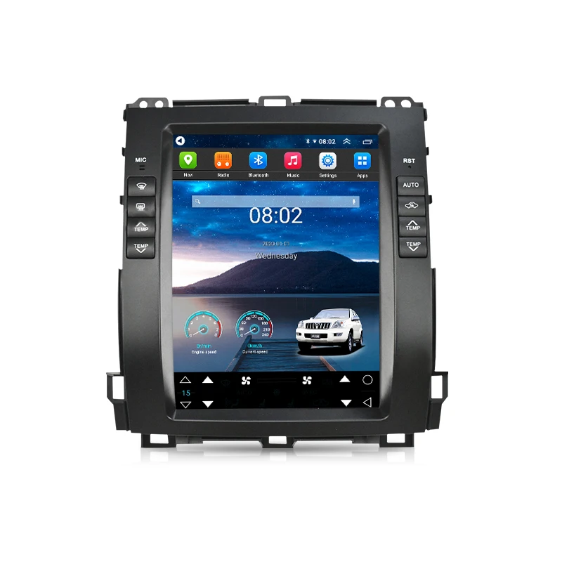 Автомагнитола для Lexus GX470 DSP стерео Мультимедийный плеер Toyota Land Cruiser Prado 120 2002 - 2009 Android Auto GPS Carplay BT