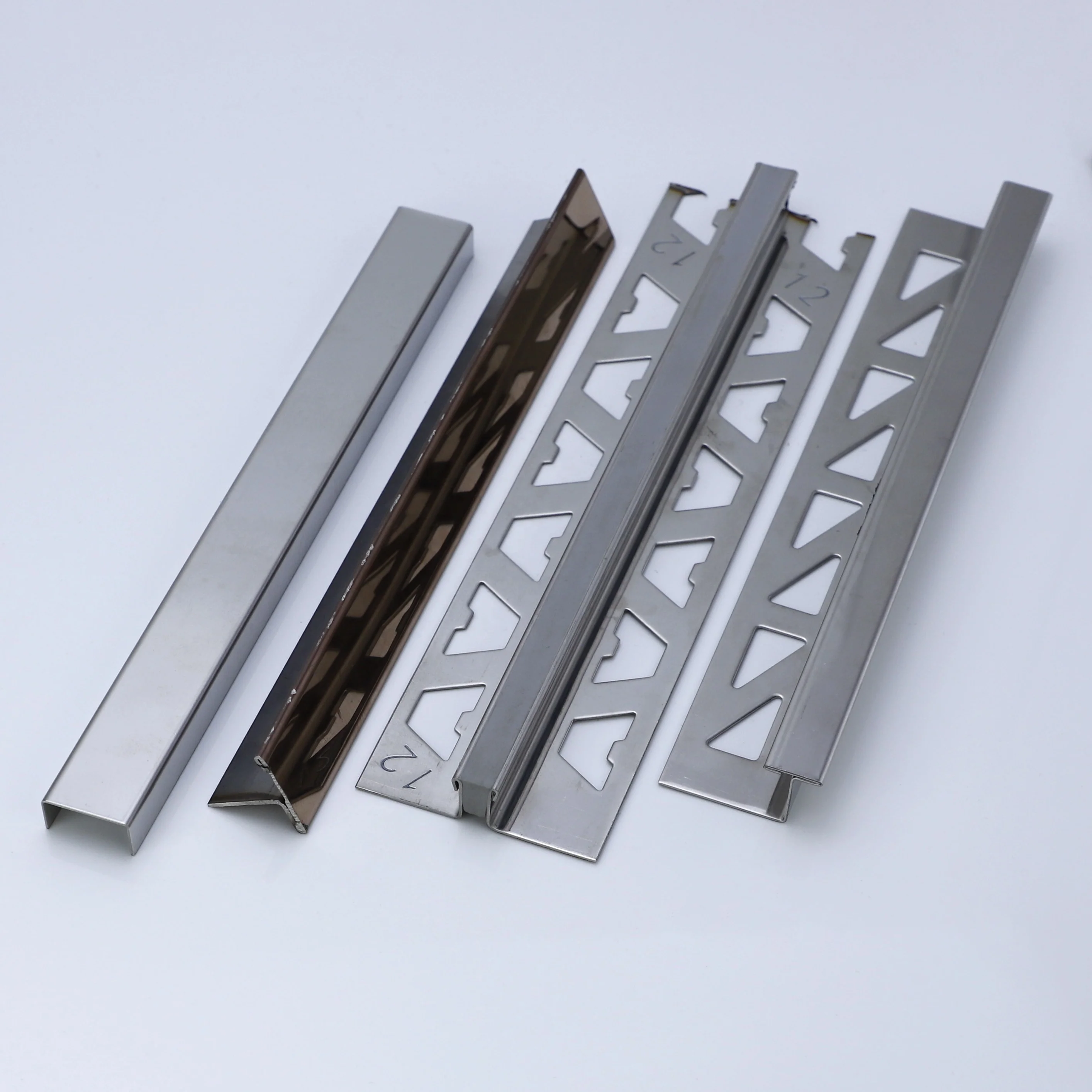 Factory Free Sample NIUYUAN Decoration 304 Tile Profiles Stainless Steel Tile Trim