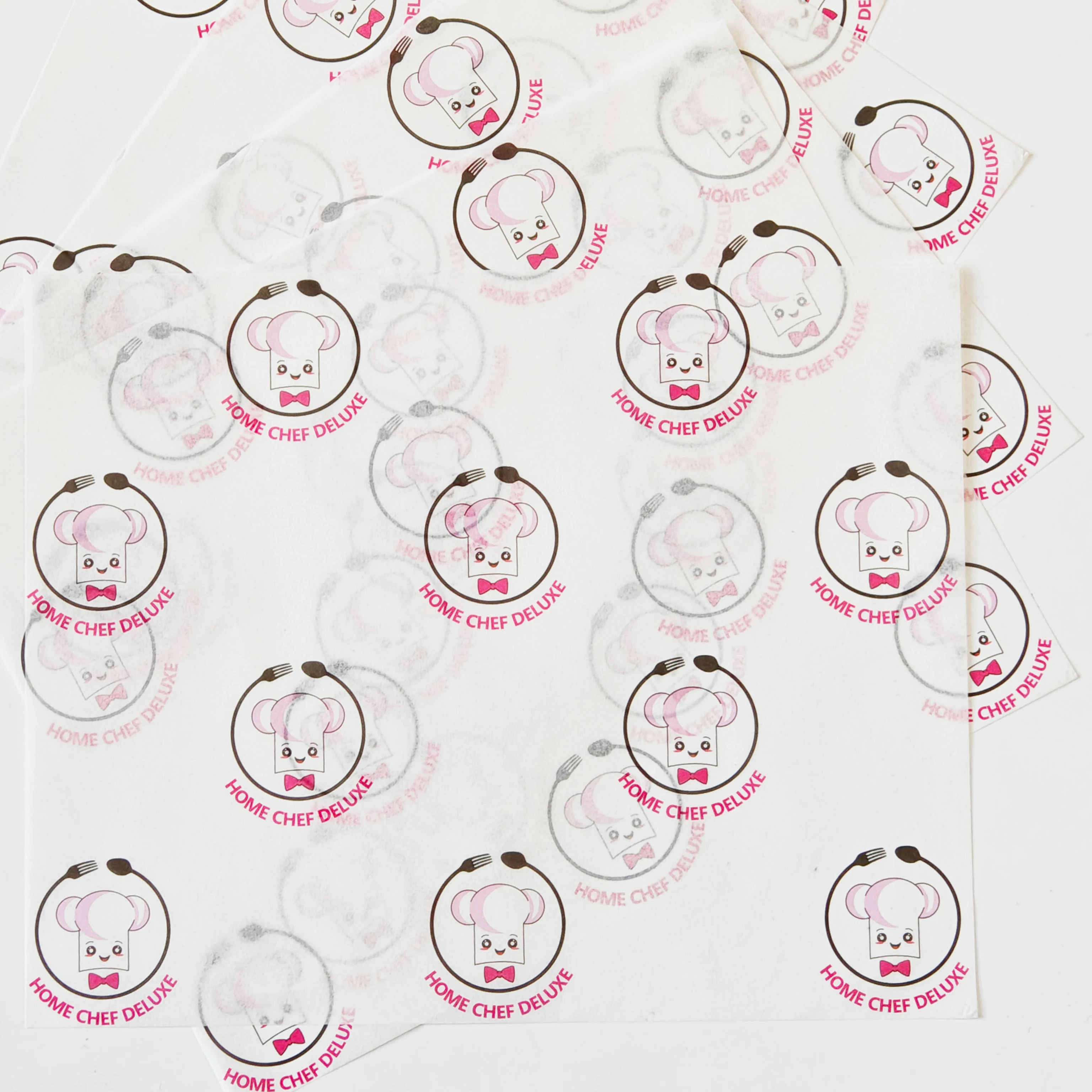 wholesale printed greaseproof hamburger packaging tissue paper recyclable food grade wax wrap paper with pe coating