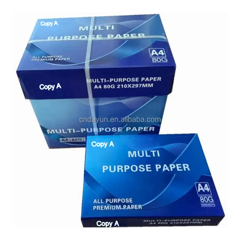 Hot Selling Print Paper Double a 500 Sheets 80g 75g 70g A4 Copy Paper Manufacturer Copy High Quality Print A4 Paper Size