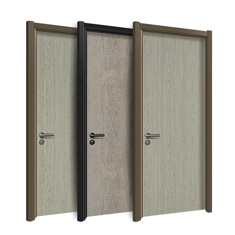 
Modern style aluminum wood interior bedroom door for house using 