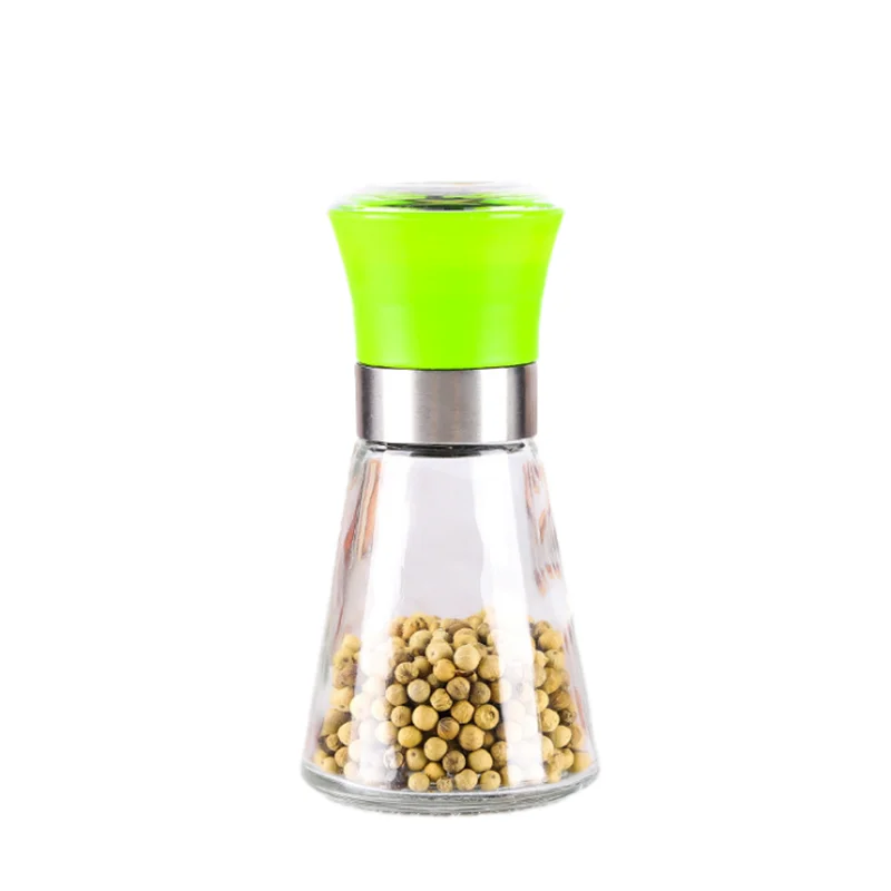 
Hot sale Mini hand ceramic pepper grinder, sea salt seasoning grinder bottle, new grinder can kitchen supplies 