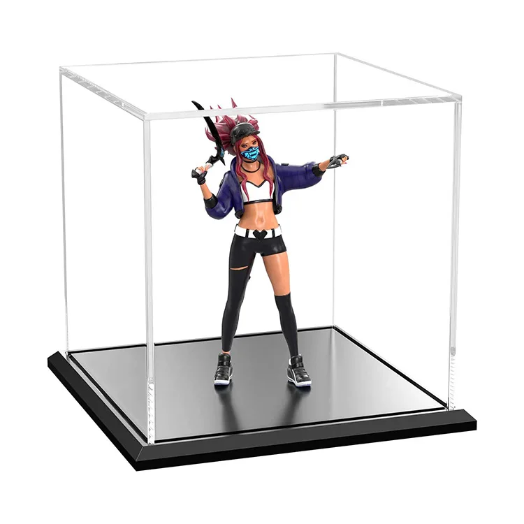 Custom Clear Gift Box Countertop Acrylic Display Case for Collectibles, Home Organization