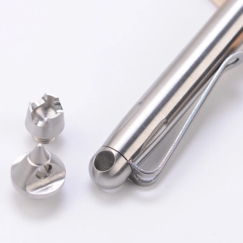 Sturdy self defense tool metal pen stainless steel tactical pen with emergency glass breaker