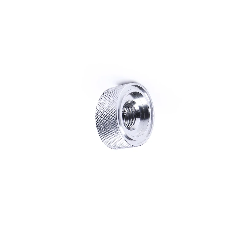 High Quality CNC Lathe Parts Aluminum Knurled Knob