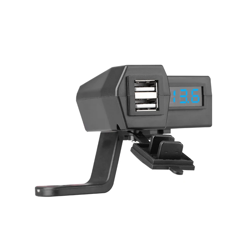 Многофункциональный вольтметр мотоцикл Водонепроницаемый порт автобус 3,0 двойной автомобиль Usb зарядное устройство