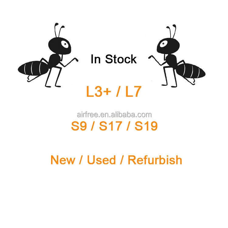 Used Stock Graphic Card Ant L3+  L7  S9 S19 pro S17 L3+