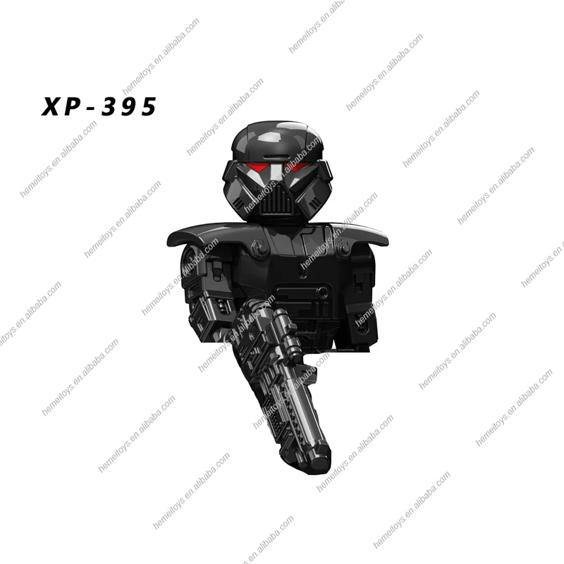 KT1052 Space War Movie Character Bad Batch Dark Trooper Boda Fett Luke Skywalker Omega Mini Action Building Blocks Kids Gift Toy