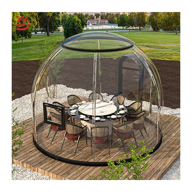 Glamping роскошный купол прозрачный изолированный пластиковый пузырь Купольный дом стеклянный сборный открытый купол палатка дом