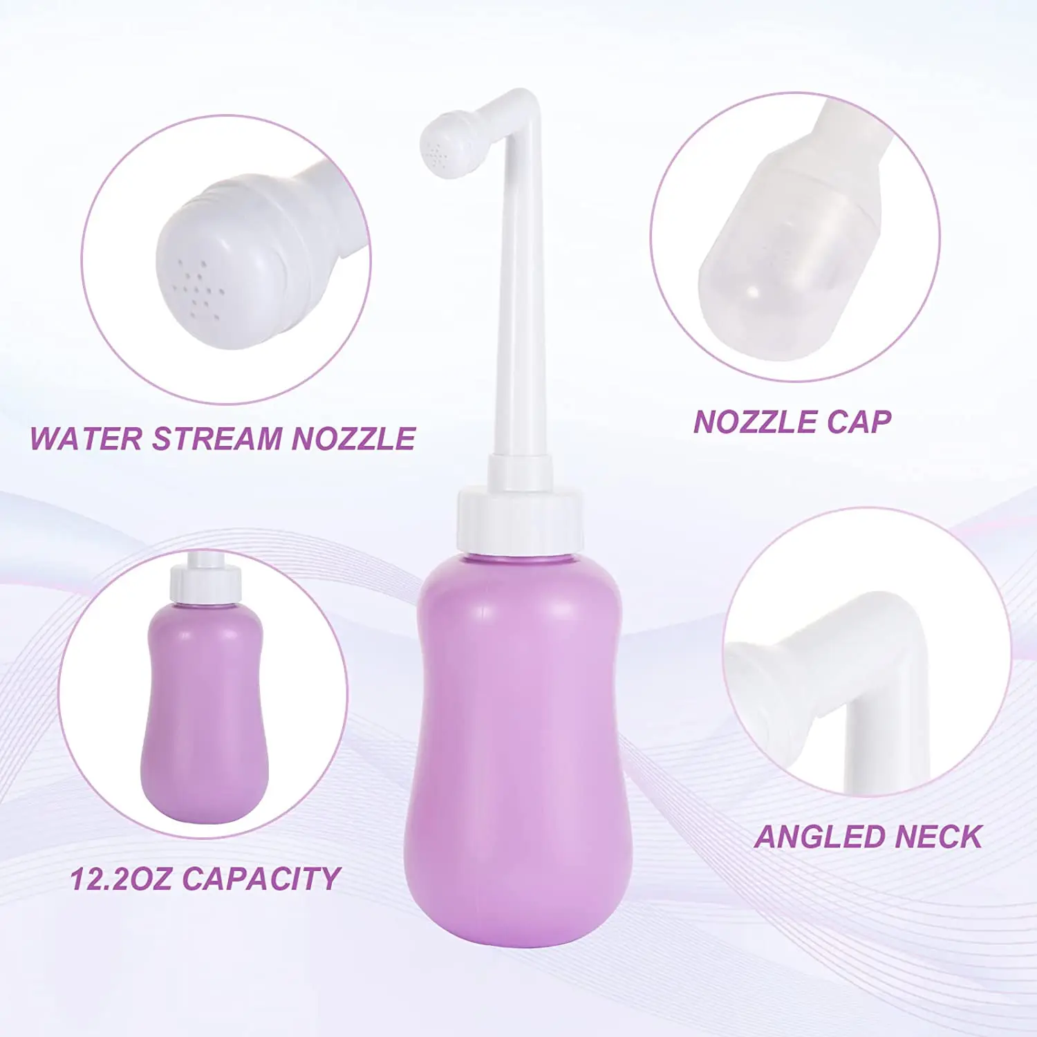 Portable Travel Bidet Peri bottle bidet sprayer handheld portable retractable Postpartum Peri Bottle