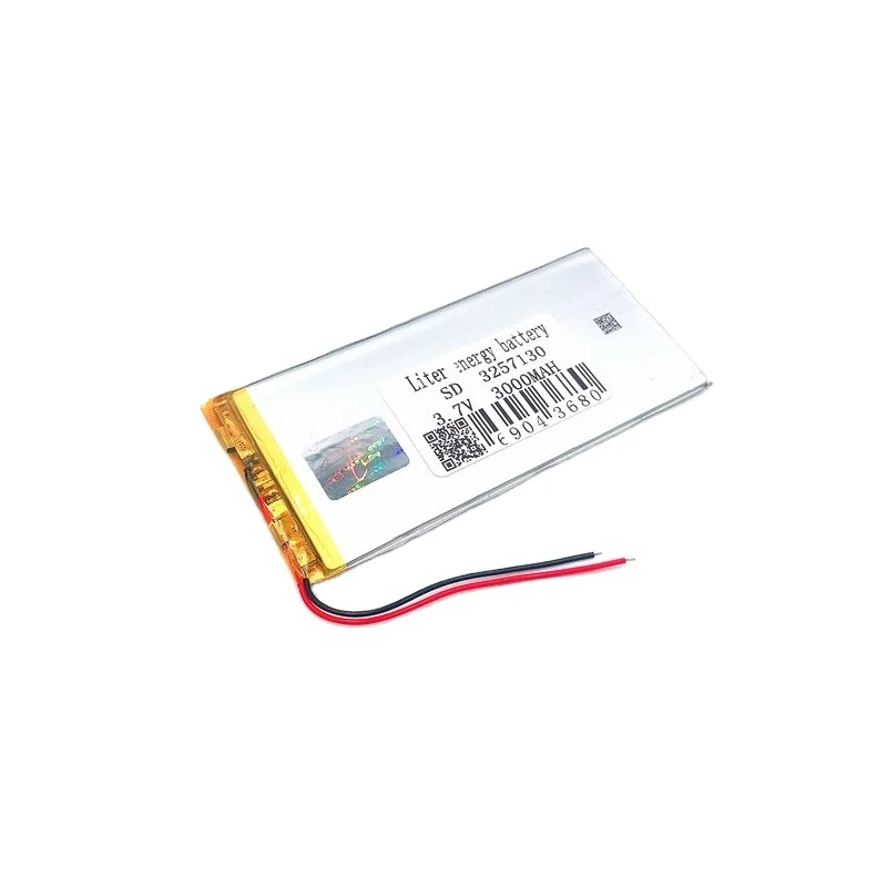 
3000MAH 3.7V 3060130 3257130 Polymer lithium ion battery be customized wholesale CE FCC ROHS MSDS quality certification 