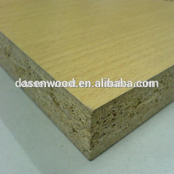 12mmm Durable melamine chipboard laminate sheet rice husk particle board for kitchen cabinet