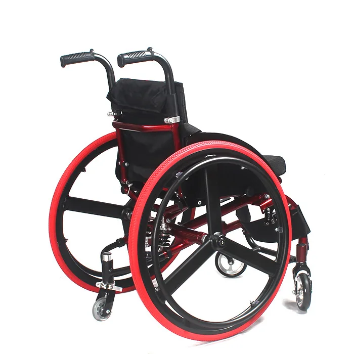 New Outdoor Lightweight Manual Portable Foldable Sports Wheelchair Disabled Wheelchair