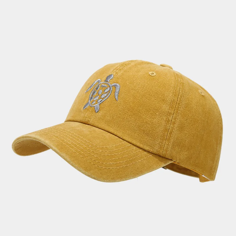 Fashion good quality solid color logo customized blank baseball cap sea turtle baseball cap