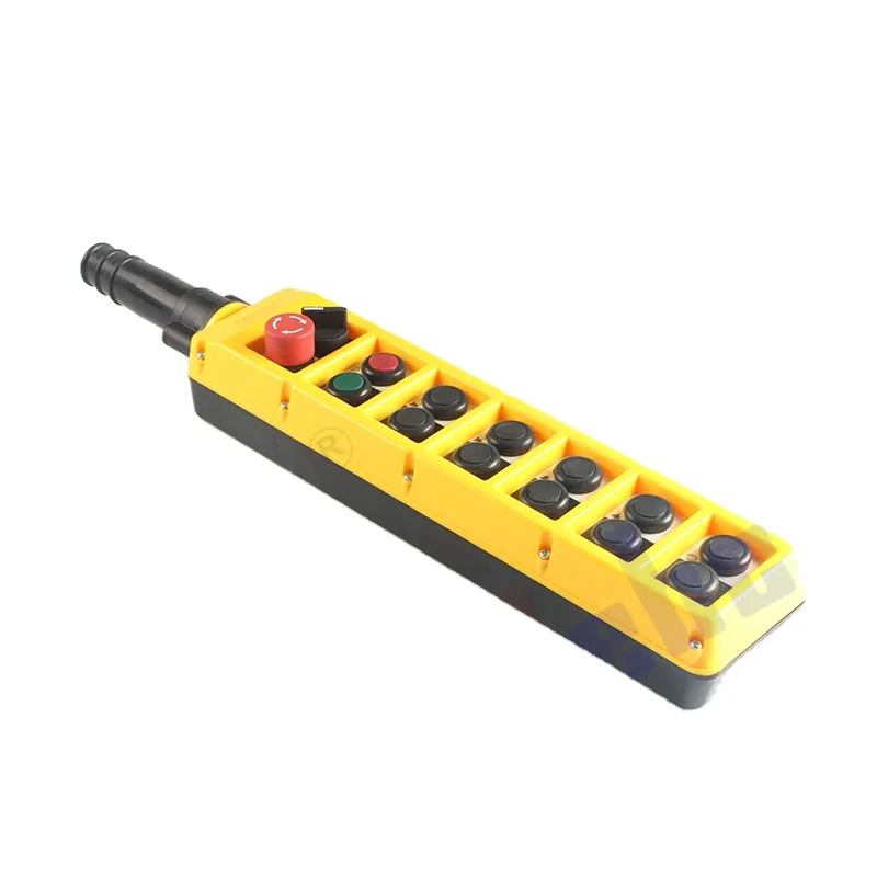 iehc COPP(COBP) series rainproof lifting push button crane pendant control station with emergency stop