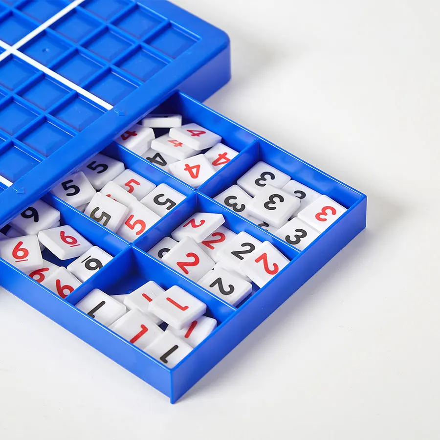 New Montessori Number Cognition Toy Educational Math Learning Children Sudoku Puzzle Board Game Number Cubes with Drawer