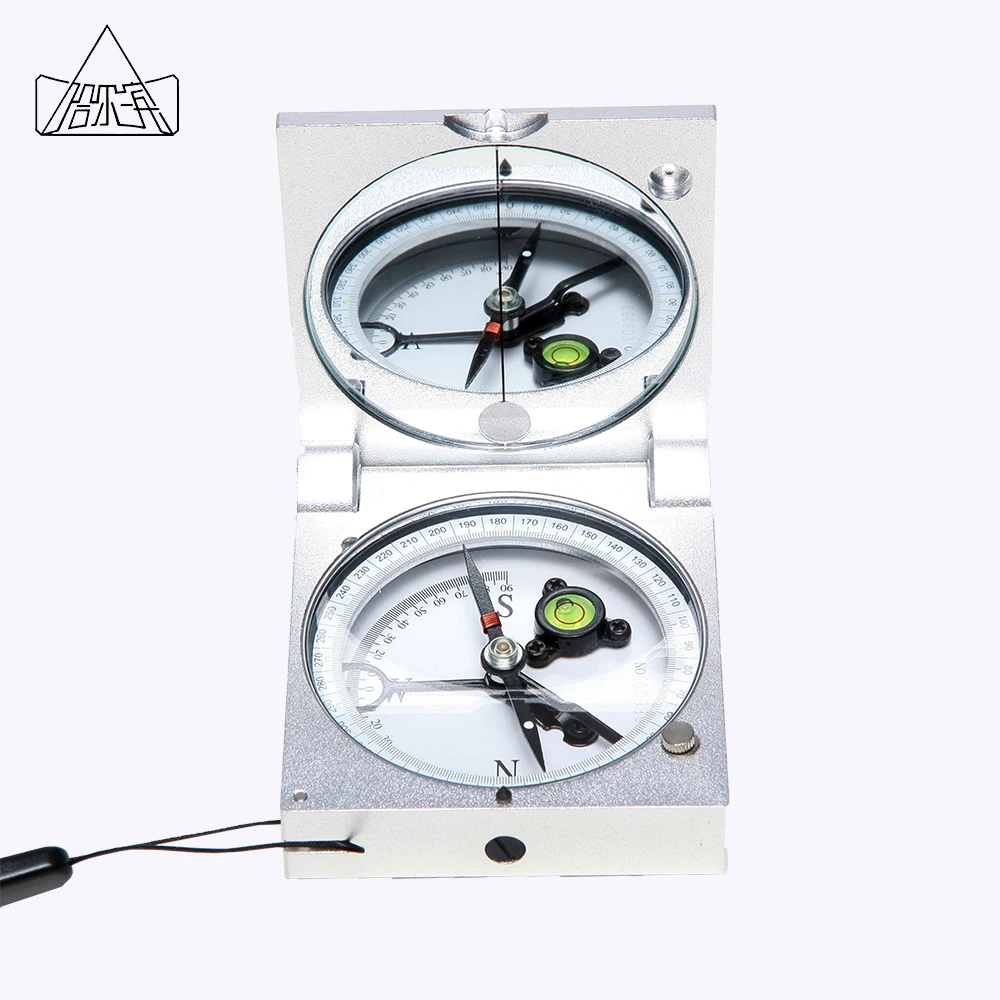 Harbin Pocket compass geological aluminium pocket transit mirror megnetic DQL-2A high
