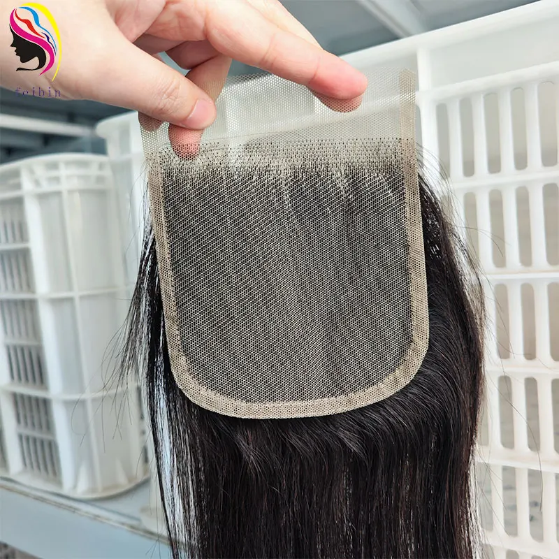 4x1 4x4 13x4 13x6 Cuticle Aligned Remy Pre Pluck T Part Human Hair swiss Transparent hd Lace Closure and Frontal