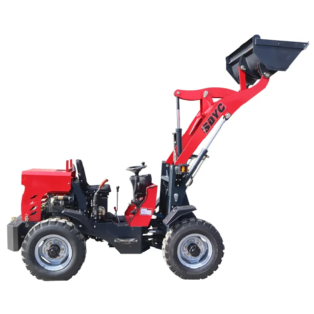 Прямые продажи с фабрики для земляных работ мини фронтальный погрузчик YC-910 колесный CE