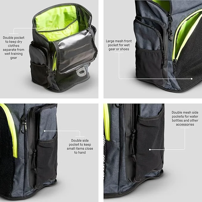 Backpack Swimmer Sports Fitness Backpack Large training equipment Swimming bag suitable for men/women