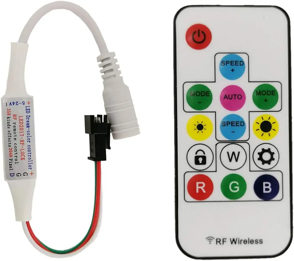 12V 5050 SMD 3 LED Module 2811 RGB Color Changing Lights Lamp, Outdoor Adhesive Waterproof Strip Lights