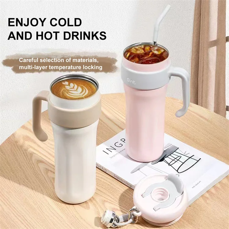 New 40oz Sublimation Tumbler with Black Handle Hot Water Bottle for Painful Periods Cute Woman Presents