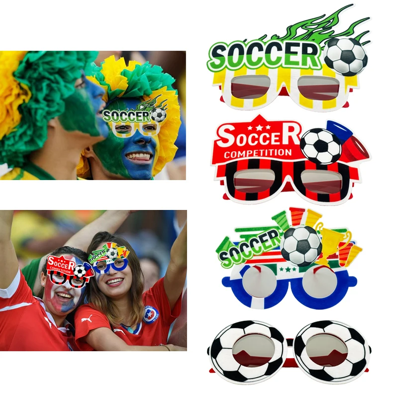 2024 Euro League Football Glasses Promotional Bar Club Party Decorations Fans Sunglasses for men and women
