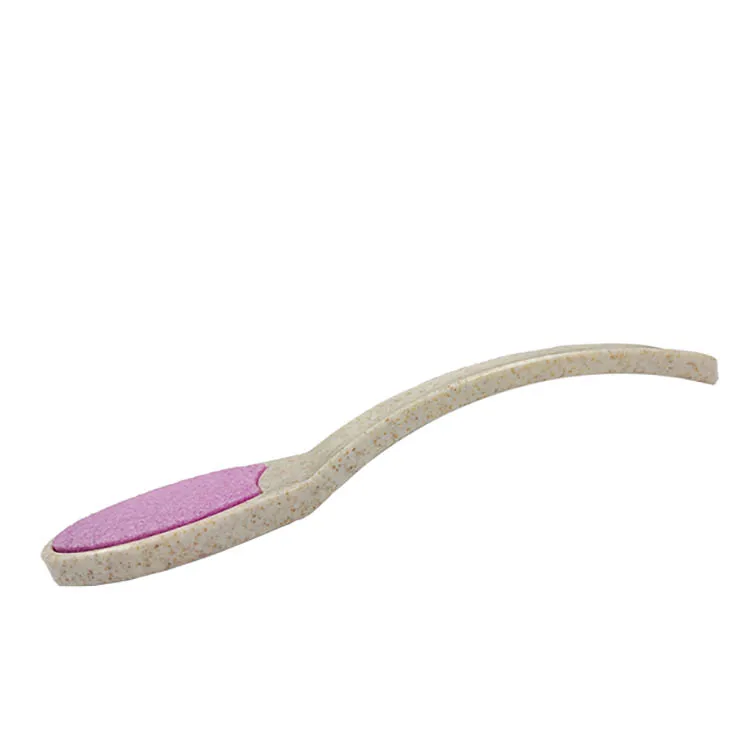 Good selling Professional Wheat Straw Handle Hard Dead Skin feet Callus Remover Pedicure Rasp Sanding Foot File