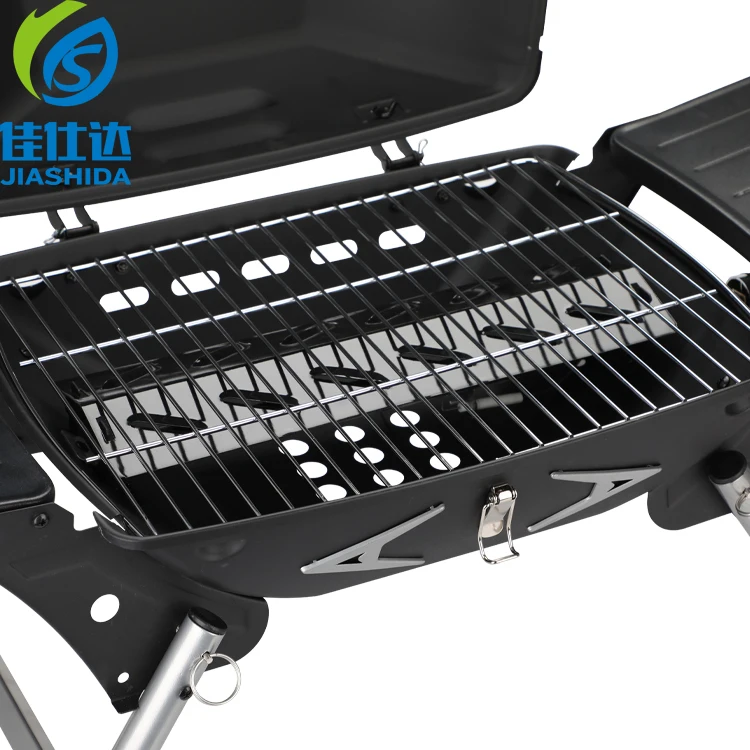 Factory direct hot selling bbq gas grill outdoor camping portable folding bbq gas grill outdoor grill with heat-resistant handle