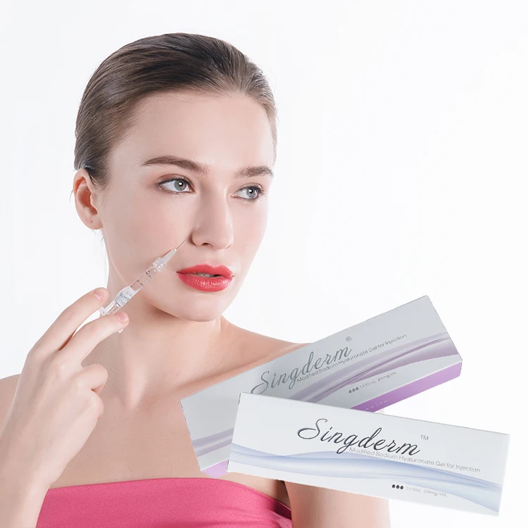 Инъекции ягодиц гидрогеля европейского качества для продажи наполнитель гиалуроновой кислоты 2 мл в шприце
