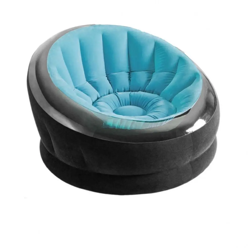 Intex 66582 Pvc Portable Air Sofa Chair Flocked Inflatable Sofa Modern Inflatable Lounge Sofa