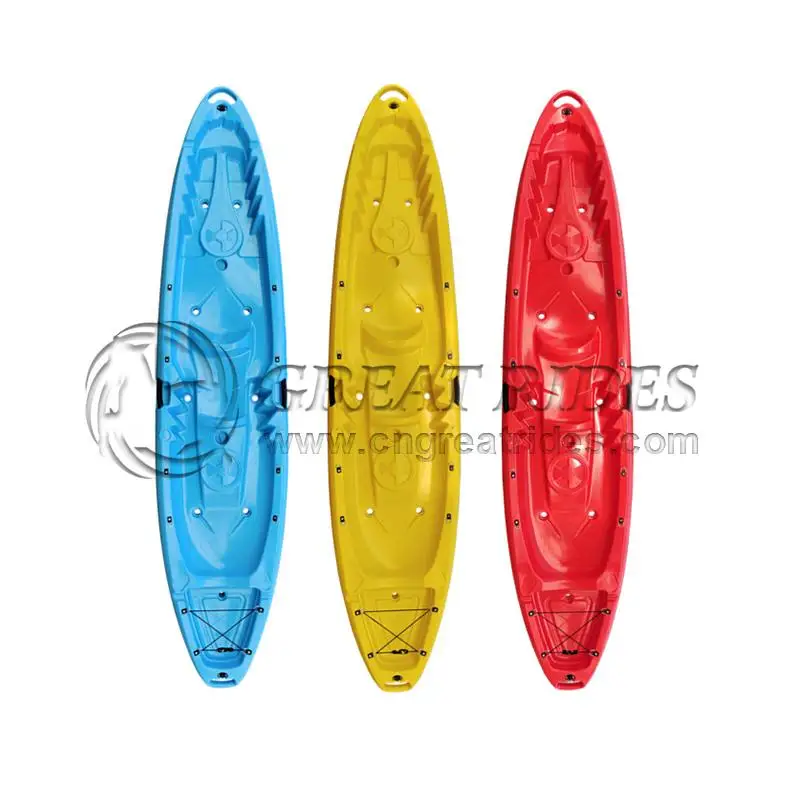 Factory Direct High Quality Plastic Canoes Touring 2 Person Canoe With Accessories
