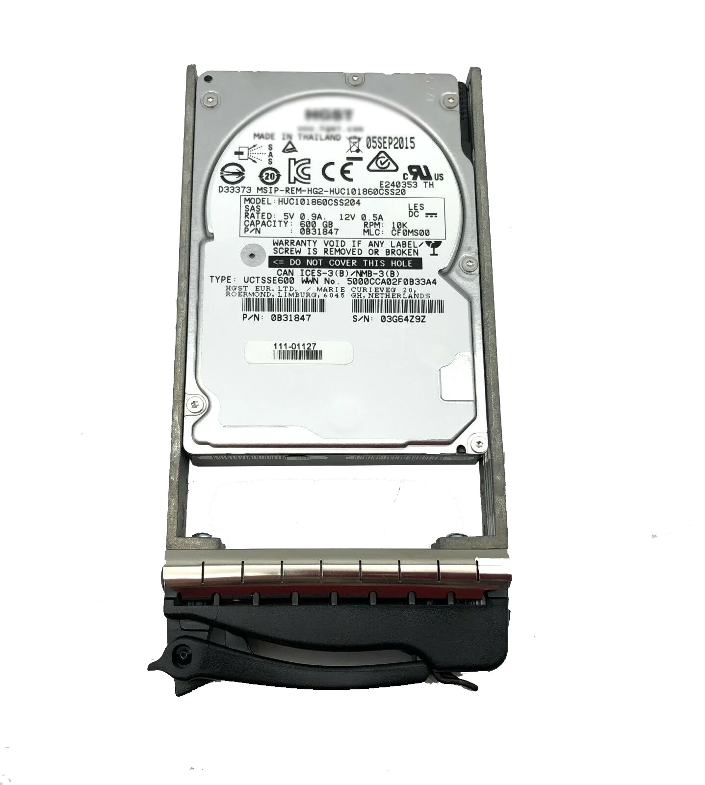 NEW Open Boxes X487A-R5 NETAPP 600GB 10K 6G SAS 2.5 inch HOT-SWAP FOR FAS2220